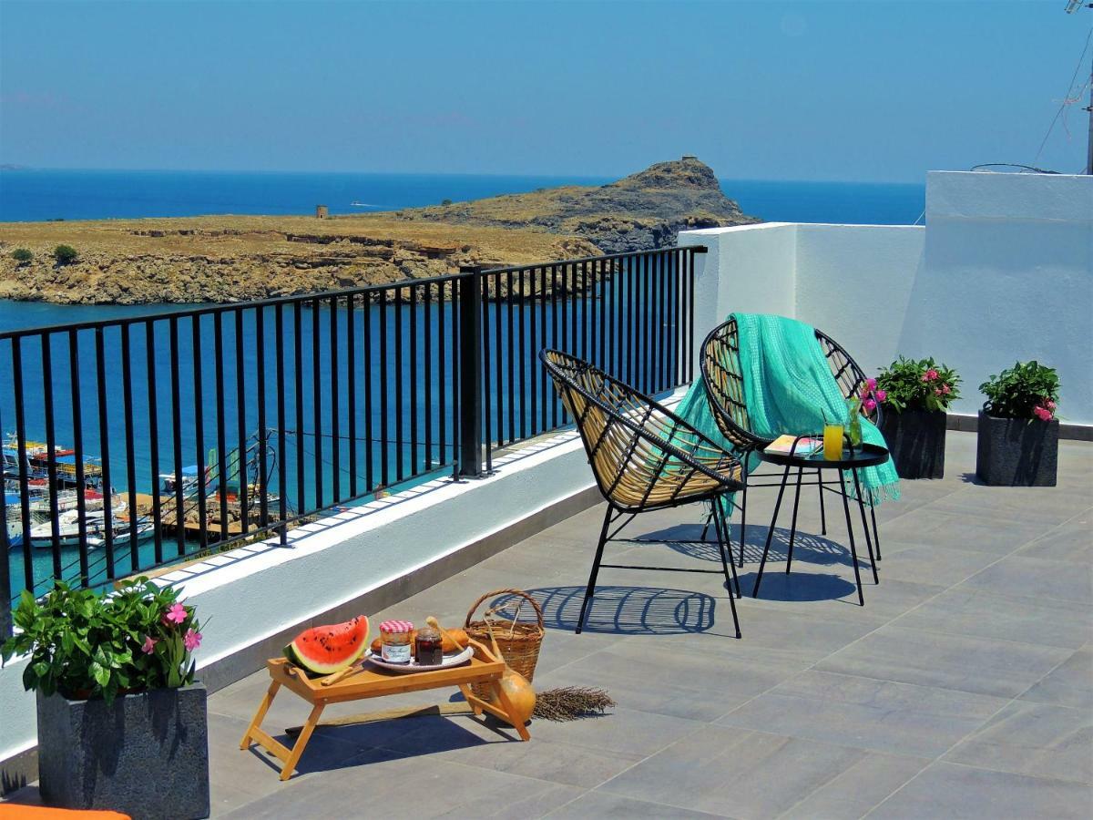 Lindos Aktaia Villa מראה חיצוני תמונה