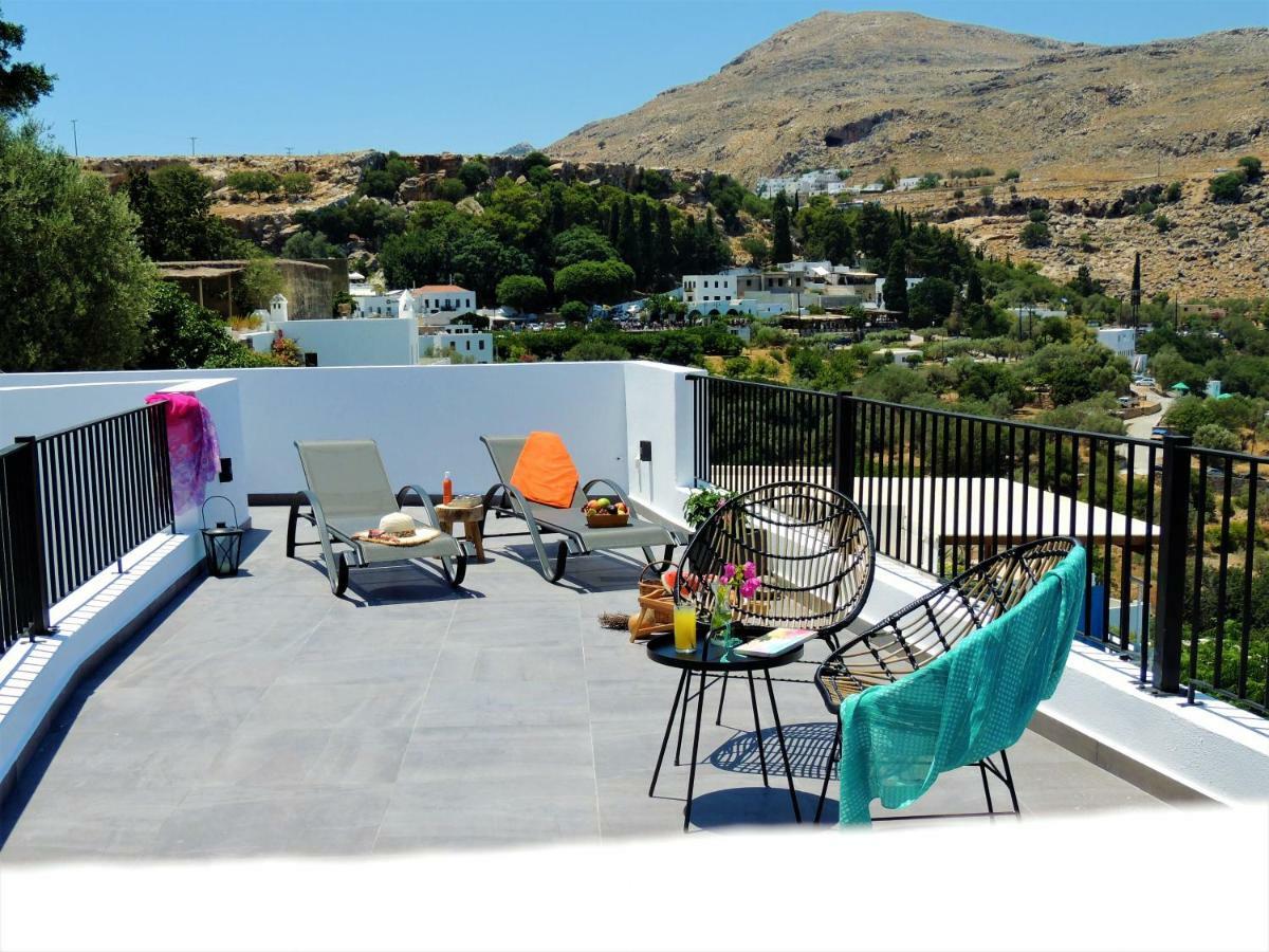 Lindos Aktaia Villa מראה חיצוני תמונה