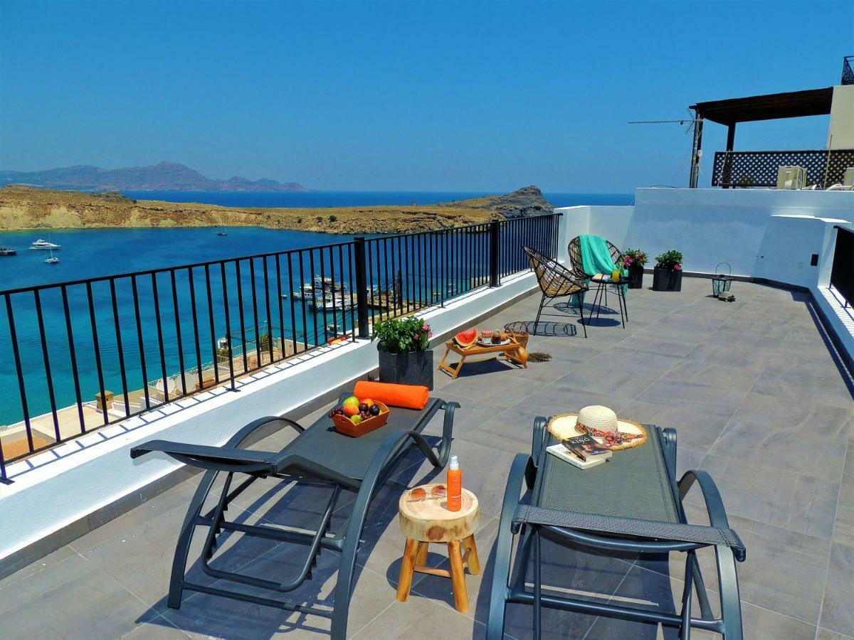 Lindos Aktaia Villa מראה חיצוני תמונה