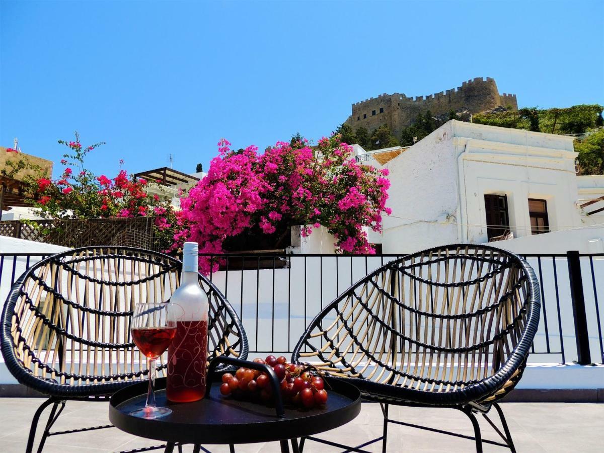 Lindos Aktaia Villa מראה חיצוני תמונה