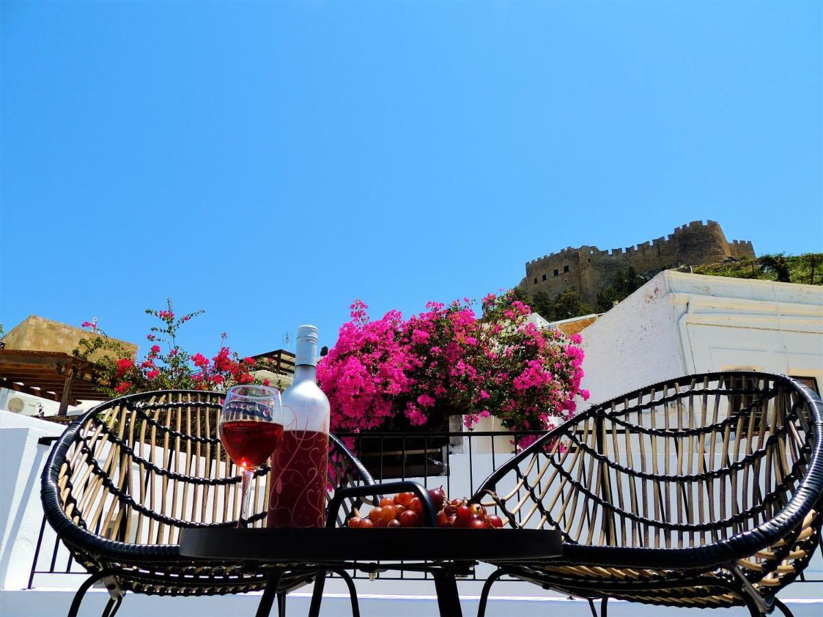 Lindos Aktaia Villa מראה חיצוני תמונה