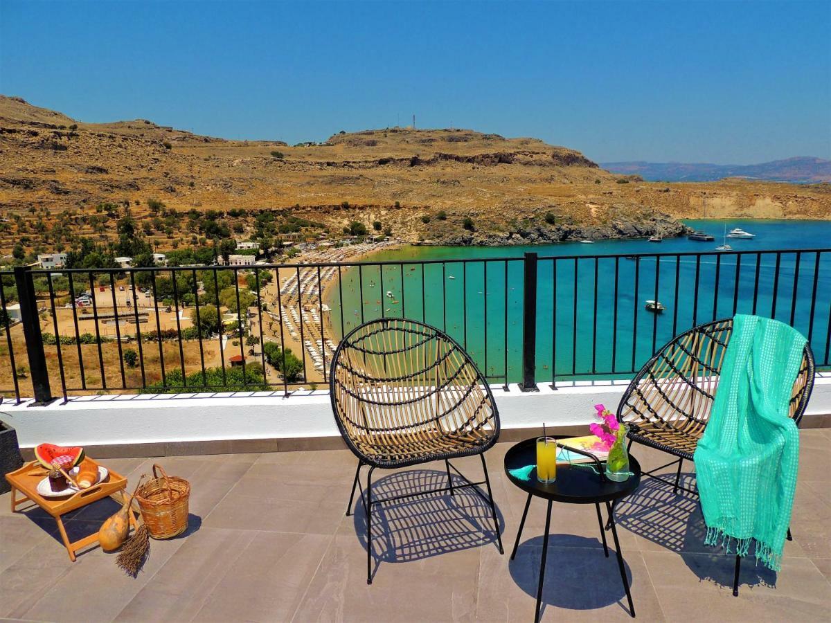 Lindos Aktaia Villa מראה חיצוני תמונה